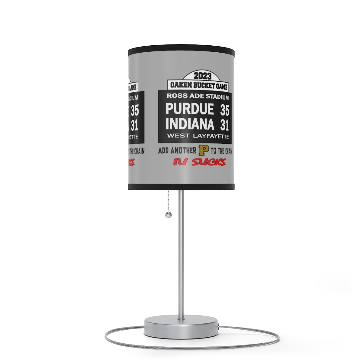 Purdue Hates IU 2023 Oaken Bucket Game Lamp on a Stand, US|CA plug product thumbnail image