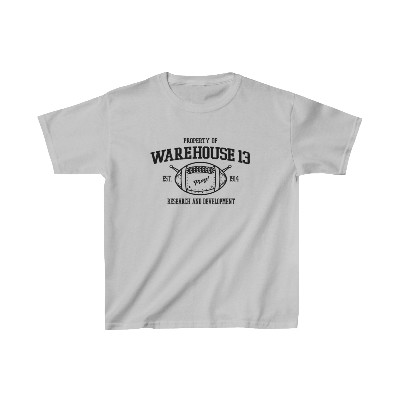 Kids WAREHOUSE13 Football T-shirt (black ink) Unisex