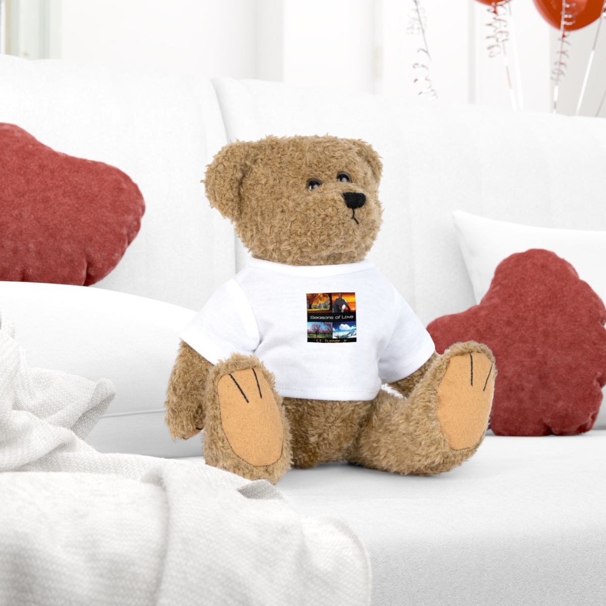 "The Love Bear" Plush Toy with T-Shirt product thumbnail image
