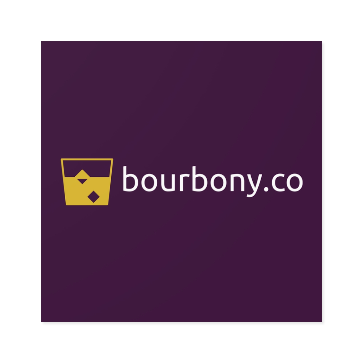 Bourbony.co Stickers, Indoor\Outdoor product thumbnail image