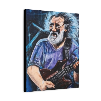 Canvas: Jerry Garcia by Kira Matos, Matte Canvas, Stretched, 1.25"