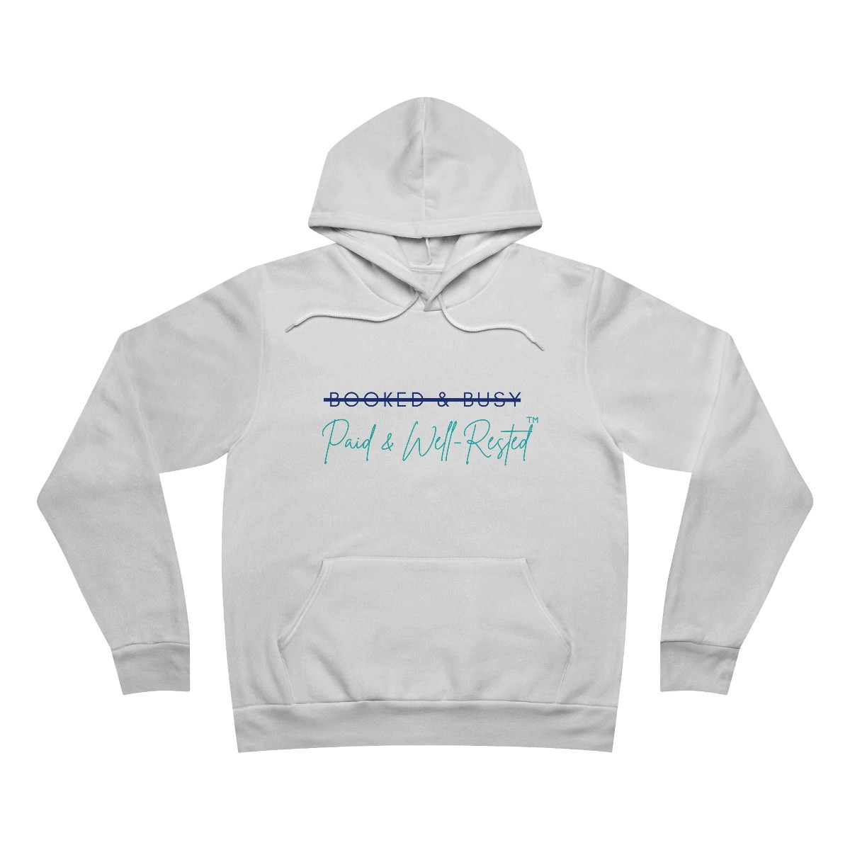 Paid and Well-Rested Unisex Sponge Fleece Pullover Hoodie product thumbnail image