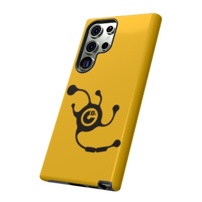 CB₁_Tough Cases_Various Models (iPhone, Samsung Galaxy, and Google Pixel) Yellow Case with Black Relyt Logo