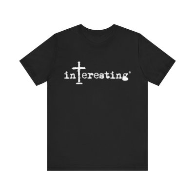 inTeresting T-Shirt Black w/ White Print
