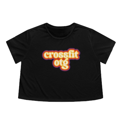 Crop! - crossfit otg - retro outline design
