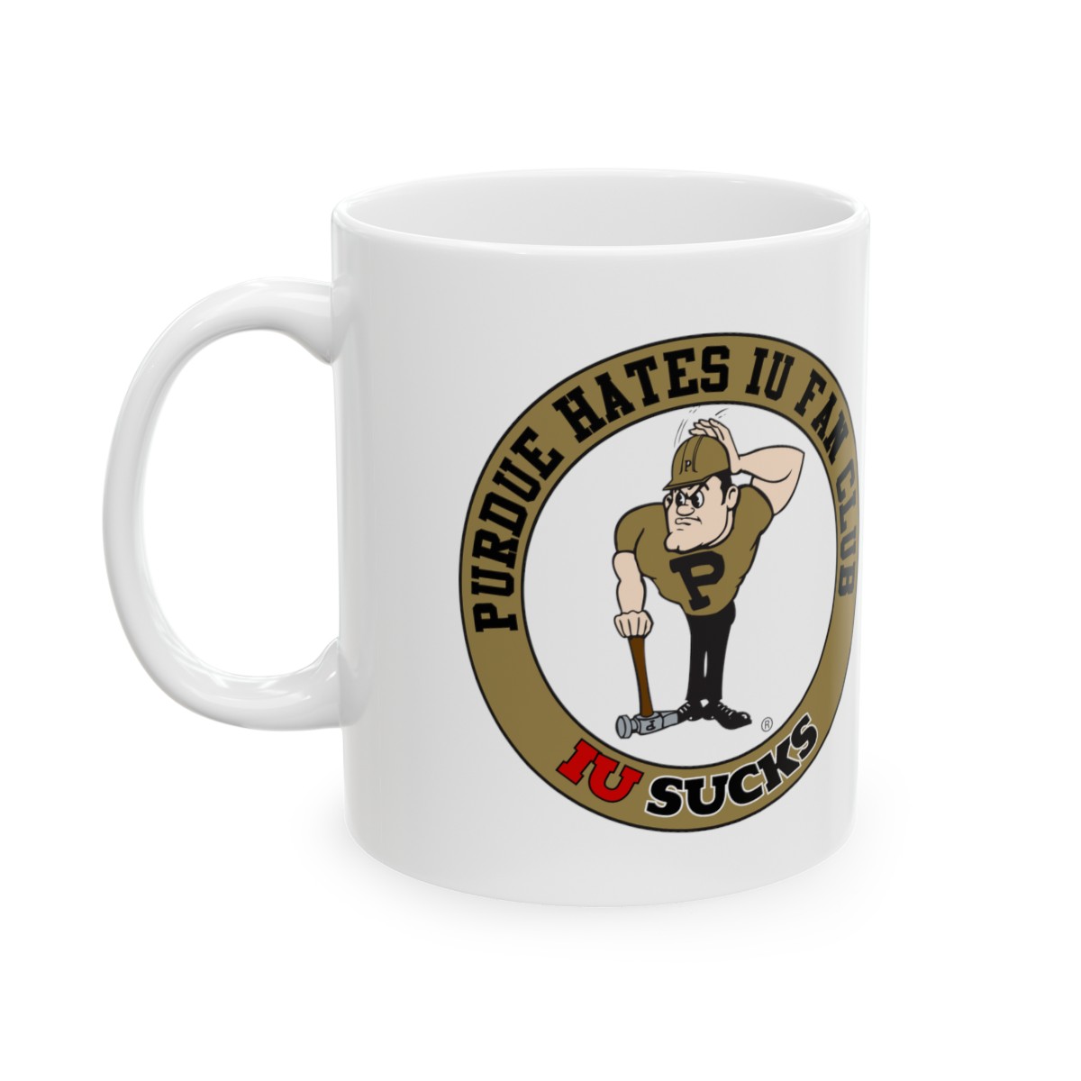 Purdue Hates IU Fan Club Ceramic Mug 11oz product thumbnail image