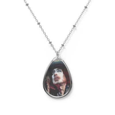 Bob Dylan Artwork by Kira Matos, Pendant with Necklace