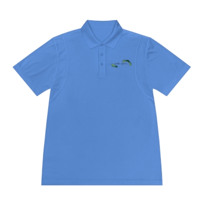 Men's Polo shirt with maple seed helicopter logo
