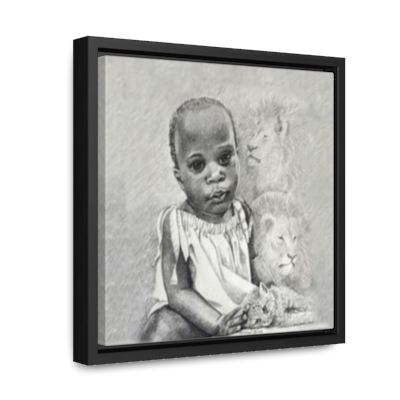 MSBH Kitty Kitty Kitty by Kathy Morrow - Gallery Canvas Wraps, Square Frame