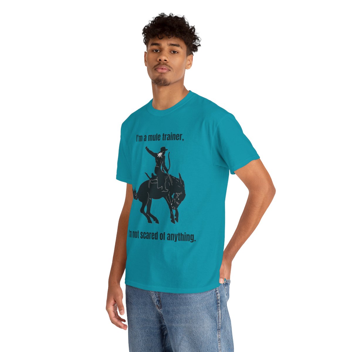 I'm A Mule Trainer - Unisex Heavy Cotton Tee product thumbnail image