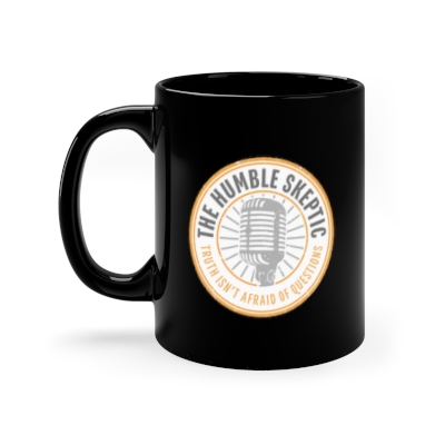 Black Coffee Mug, 11oz (logo both sides)