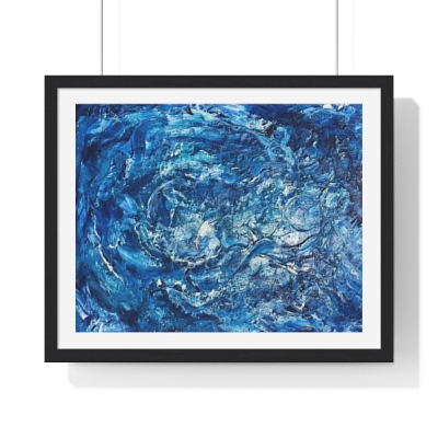 Ocean From Above - Framed Print