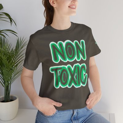 Non Toxic - Script Cut Out - by Frankie TeesUnisex Jersey Short Sleeve Tee