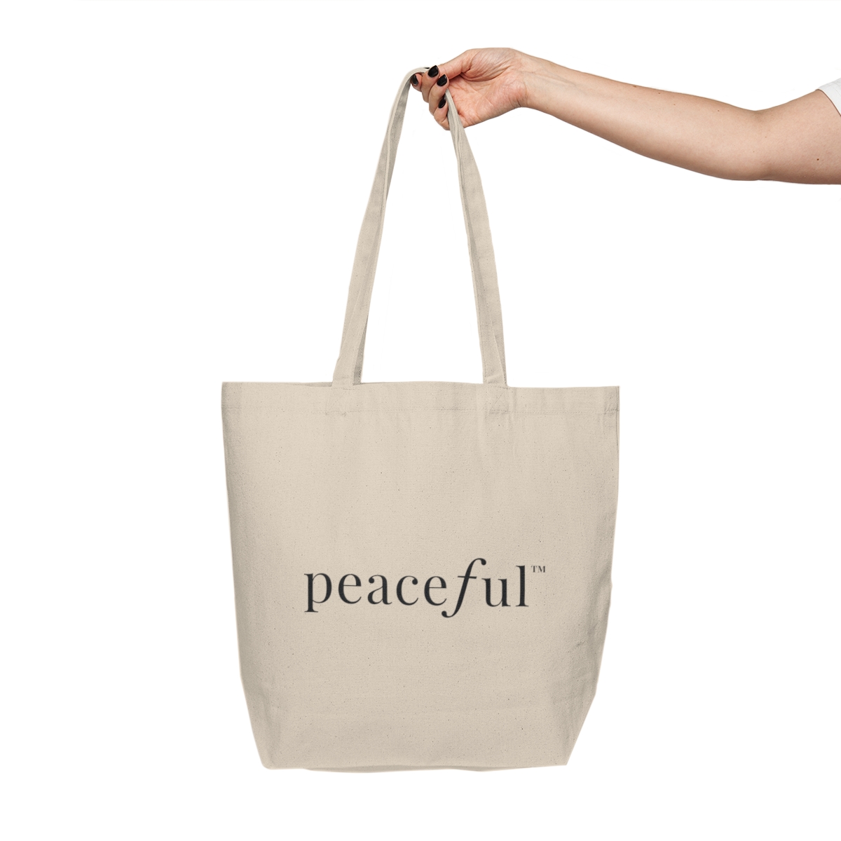 Peaceful Canvas Shopping Tote product thumbnail image