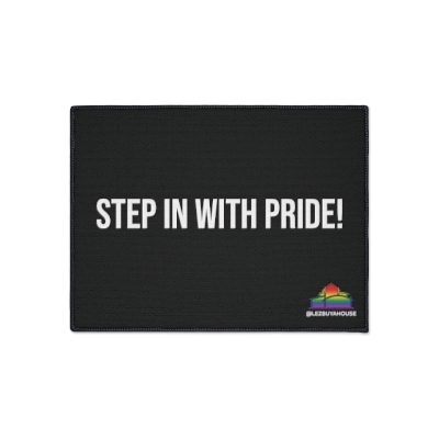 STEP IN WITH PRIDE! Heavy duty mat
