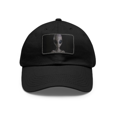 Dad ALIEN Hat with Leather Patch (Rectangle)