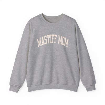 mastiff mom sweatshirt - dark colors