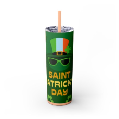 St. Patrick's Day Sunny Skinny Tumbler 
