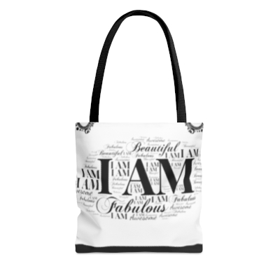 Tote Bag: “I AM”, Inspirational Tote Bag