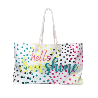 Weekender Bag: Hello Sunshine Tote Bag