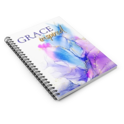 Grace Inspired Spiral Notebook - Ruled Line