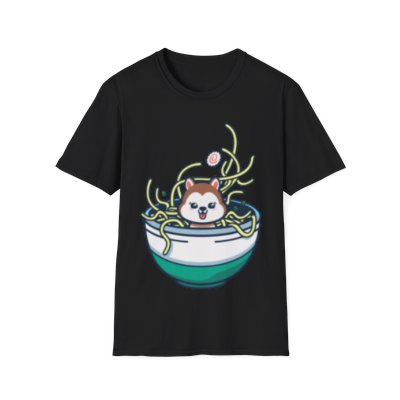 Doggie Ramen Passion | Unisex Softstyle T-Shirt