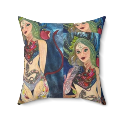Lilith Remade Spun Polyester Square Pillow