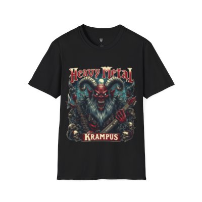 "Heavy Metal Krampus" Unisex Softstyle T-Shirt