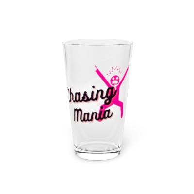 Chasing Mania Pint Glass, 16oz