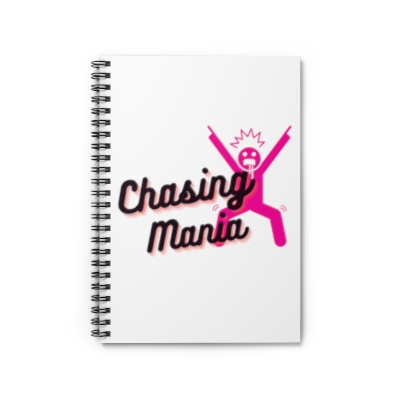 Chasing Mania Spiral Notebook - Ruled Line
