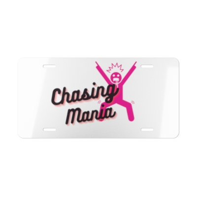 Chasing Mania Vanity Plate