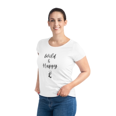 Women's Organic Cotton T-Shirt | Wild & Happy (Certified Organic, GOTS, Vegan, Fair Wear)