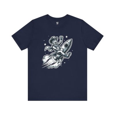Space Cowboy Cosmic Rocket Ride T-Shirt