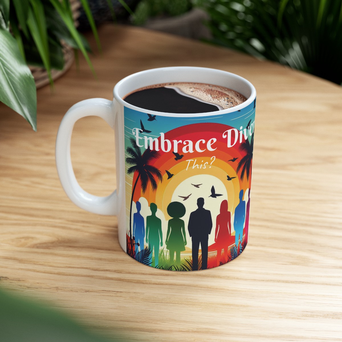 Embrace Diversity, Vote 2024 - Ceramic Mug 11oz product thumbnail image