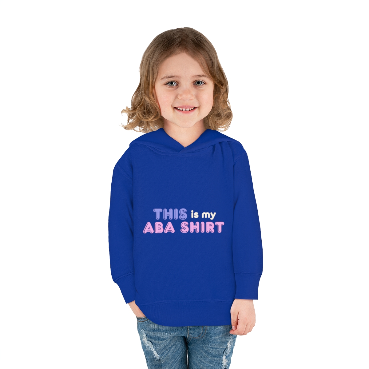 Toddler Pullover Fleece Hoodie - This is my ABA shirt product thumbnail image