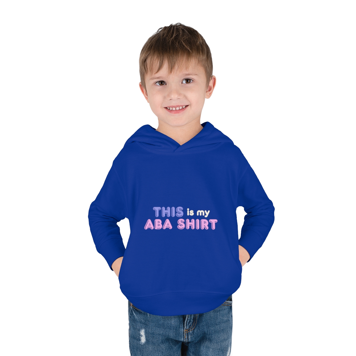 Toddler Pullover Fleece Hoodie - This is my ABA shirt product thumbnail image