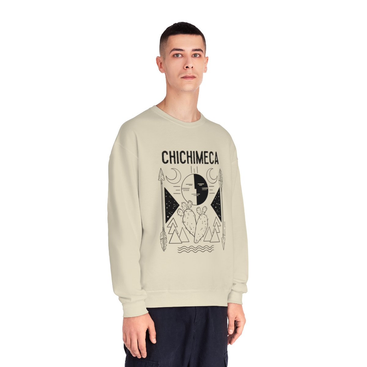 "Chichimeca" Unisex NuBlend® Crewneck Sweatshirt product thumbnail image