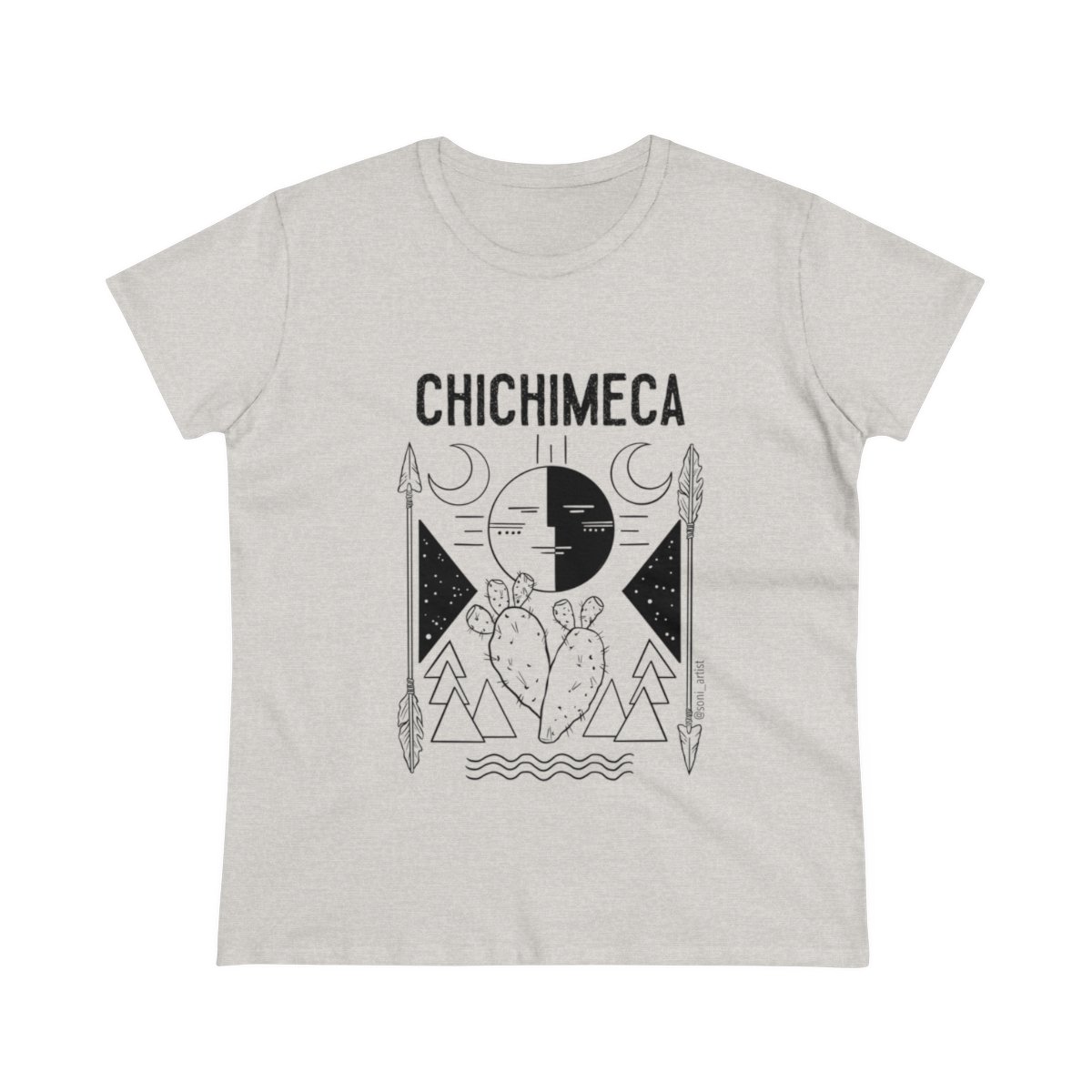 "Chichimeca" Women's Midweight Cotton Tee product thumbnail image