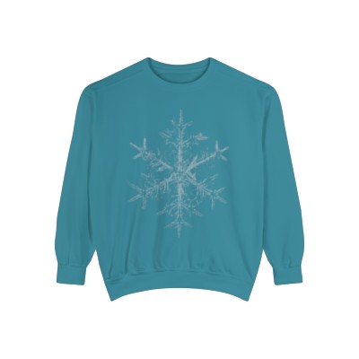 Snowflake Splendor Sweatshirt -- Comfort Colors