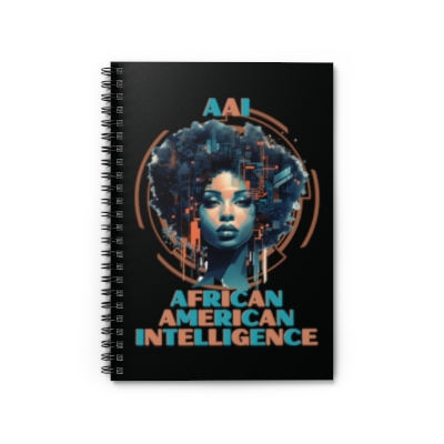 AAI - African American Intelligence, Spiral Notebook - Ruled Line