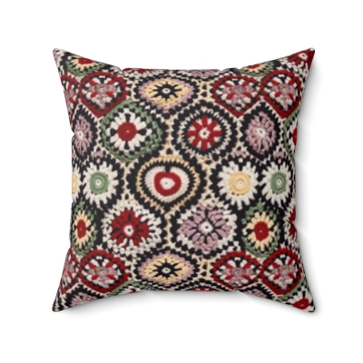 Room Accents Square Pillow | Rare Beauty Crochet-look Collection