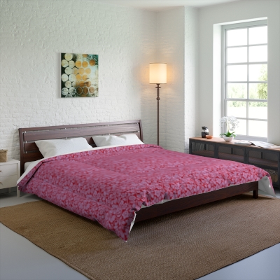 Premium Comforter | Luxury Pink-cherry | Floral Collection