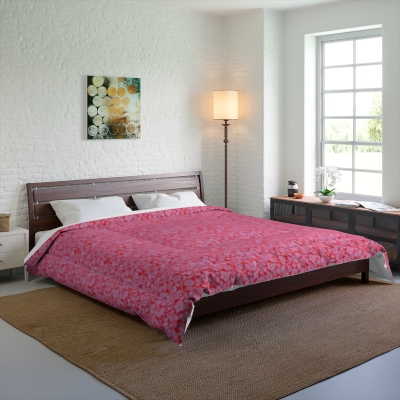 Premium Comforter | Luxury Pink-red | Floral Collection