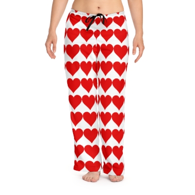 Women's Pajama Pants Valentine's Day Hearts
