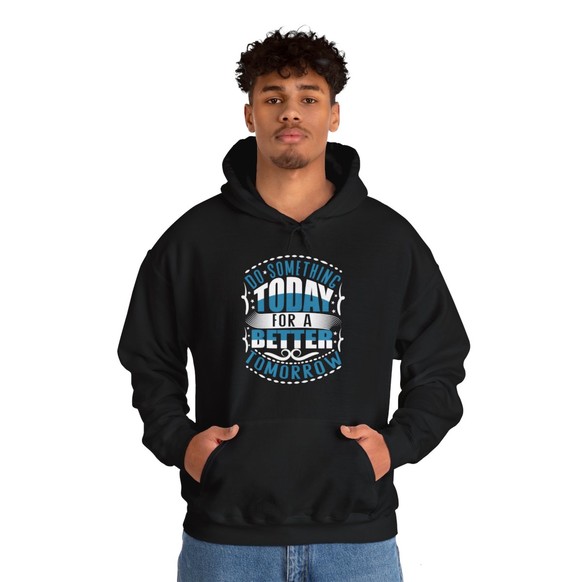 Work today for a better tomorrow Recovery Unisex Heavy Blend™ Hooded Sweatshirt product thumbnail image