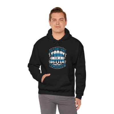 Work today for a better tomorrow Recovery Unisex Heavy Blend™ Hooded Sweatshirt