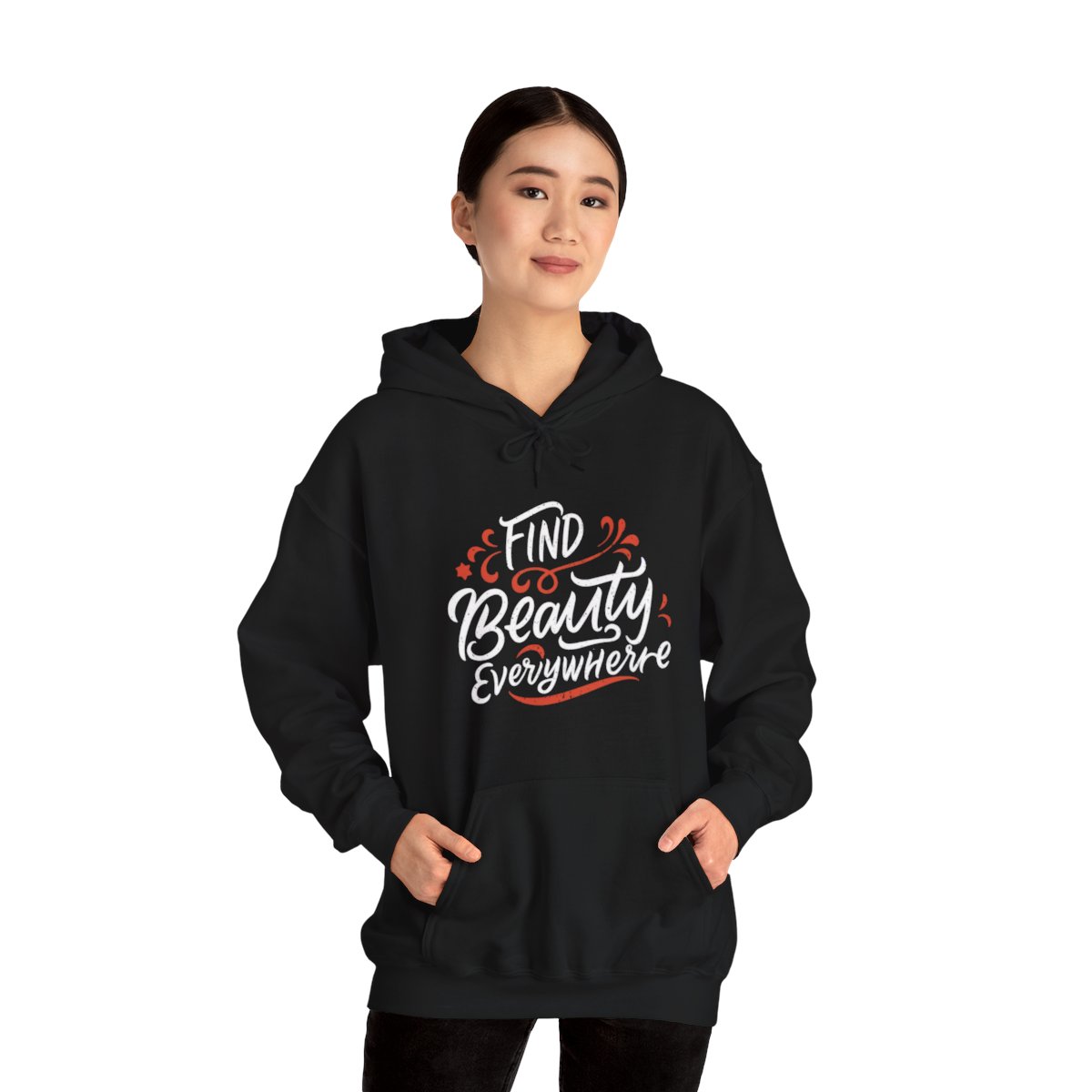 Find the Beauty Everywhere Unisex Heavy Blend™ Hooded Sweatshirt product main image