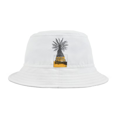 Bucket hat white - Palm Trees Squad