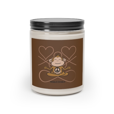 Scented candle, 9oz - inhale/exhale