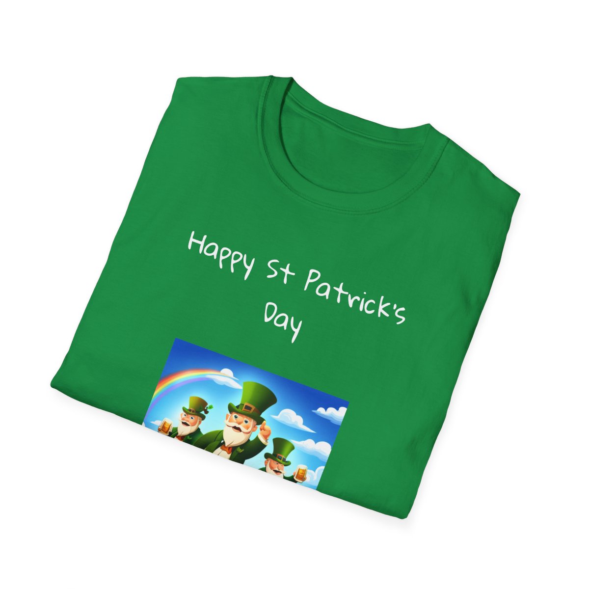 Happy St Patrick's Day, Proudly 1/4 Irish Celebration Tee!  - T-Shirt product thumbnail image